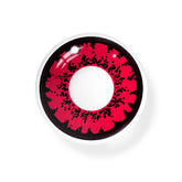 Lentes de contacto de color rojo con prescripción de Cosplay Queen